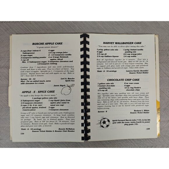 Cooking With The Spirit 1986 Cookbook Pittsburgh Spirit Soccer Local Ethnic - Picture 10 of 10